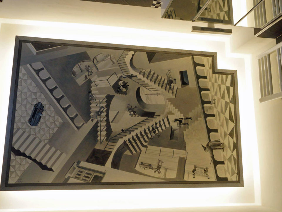 Deckenmalerei M.C.Escher