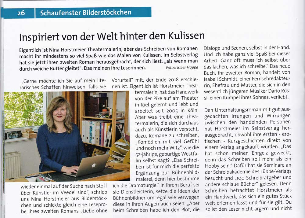 Presseartikel über Nina Horstmeier